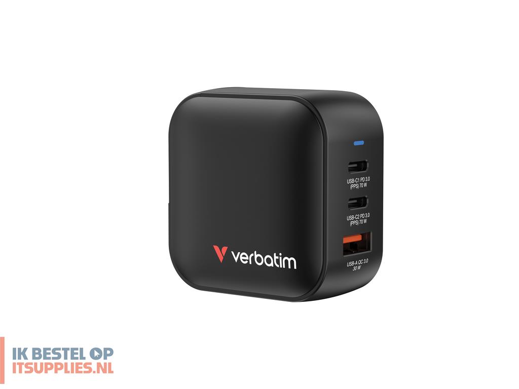 1512710-verbatim_mini_gan_charger_70w_universeel_zwart_ac_snel_opladen_binnen