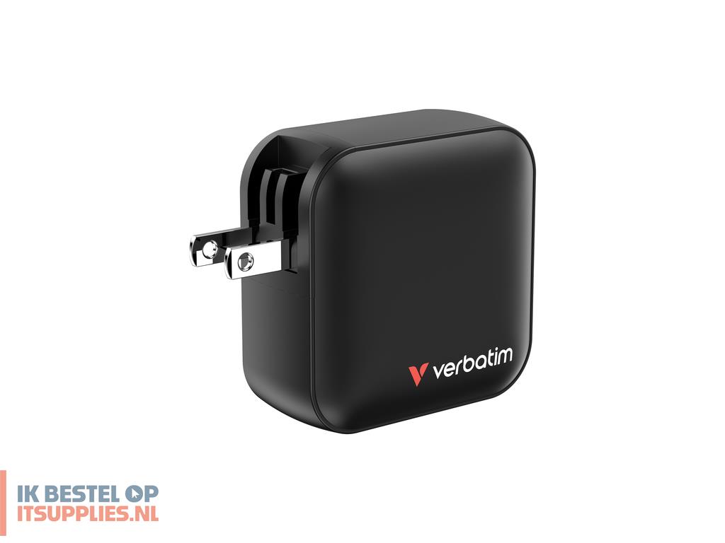1521867-verbatim_mini_gan_charger_100w_universeel_zwart_ac_snel_opladen_binnen