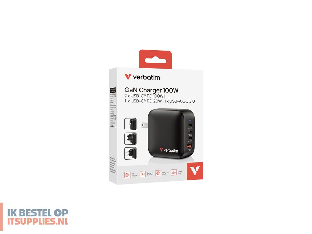 1528983-verbatim_mini_gan_charger_100w_universeel_zwart_ac_snel_opladen_binnen