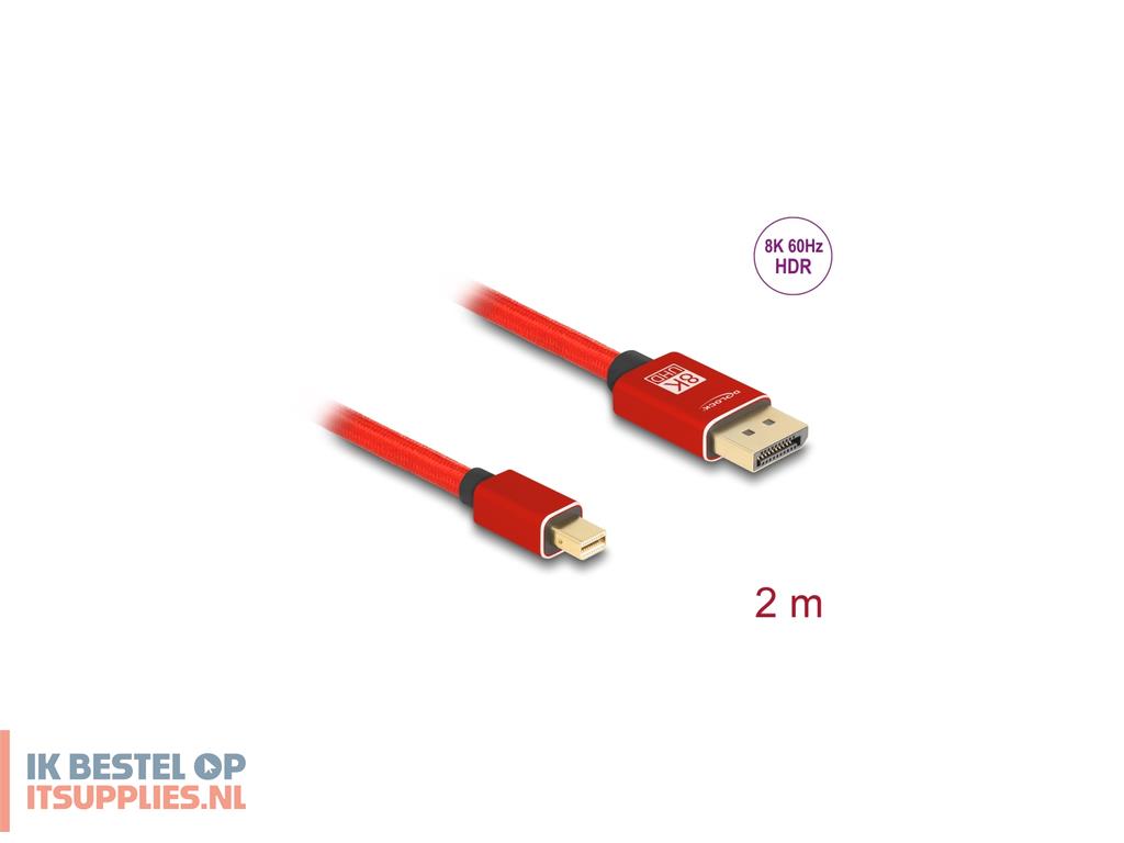 4603694-delock_81095_displayport_kabel_2_m_mini_displayport_rood