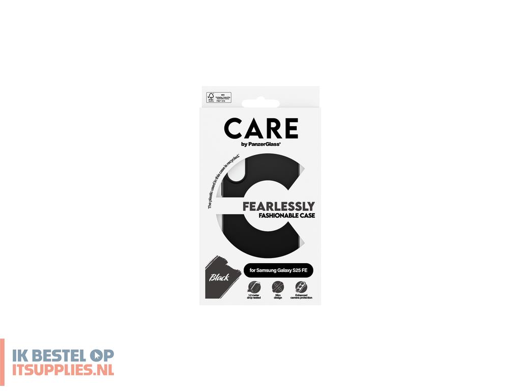 1609626-panzerglass_care_by__tpu_case_black_samsung_galaxy_s25_fe_5g_mobiele_telefoon_behuizingen_hoes_zwart