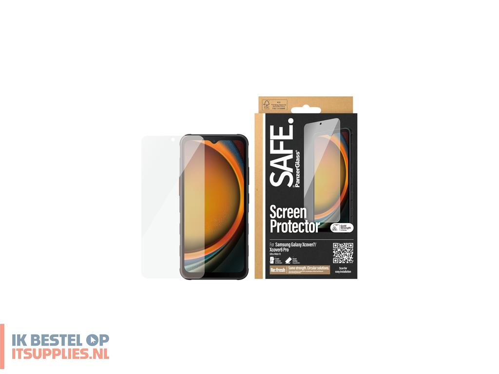 1516382-panzerglass_safe_by_samsung_xcover_7_uwfbulk_doorzichtige_schermbeschermer_50_stuks