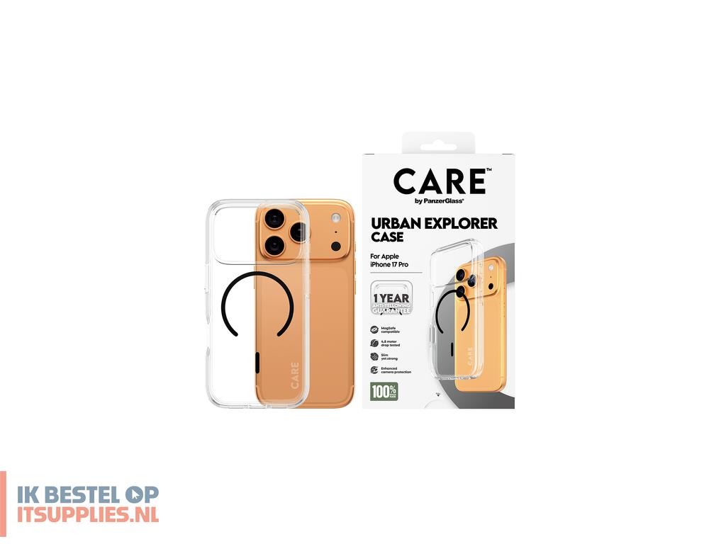 1607102-panzerglass_care_by__flagship_case_transparent_urban_explorer_w_black_magsafe_iphone_17_pro_mobiele