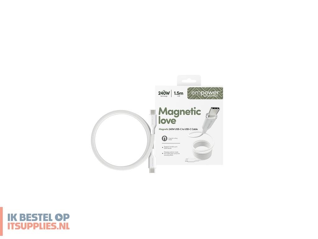 1513402-panzerglass_empower_by__magnetic_240w_usb-c_to_usb-c_cable_usb_20_15m_silver_white_usb-kabel_wit
