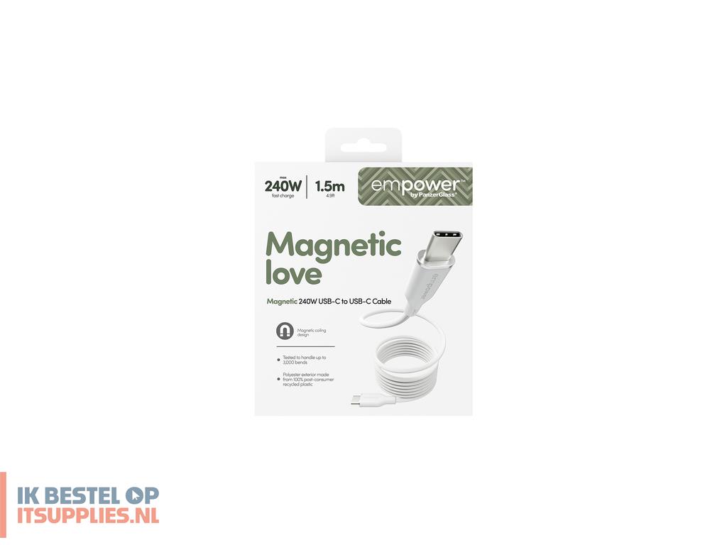 1514571-panzerglass_empower_by__magnetic_240w_usb-c_to_usb-c_cable_usb_20_15m_silver_white_usb-kabel_wit
