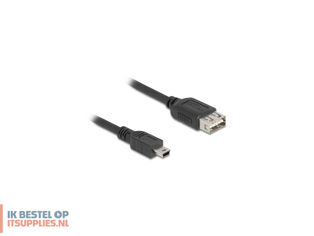 1520482-delock_81522_usb-kabel_usb_20_0-2_m_mini-usb_b_usb_a_zwart