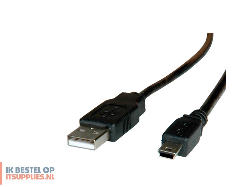 1642208-roline_11028719_usb-kabel_usb_a_mini-usb_b