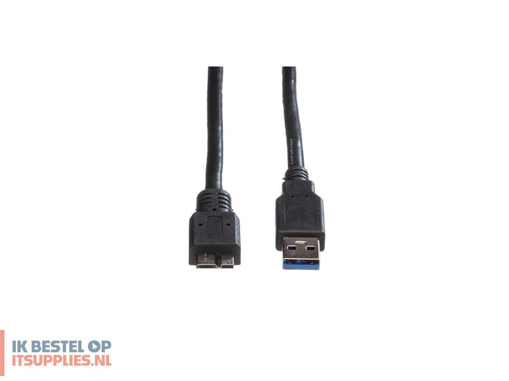 5046402-roline_11028877_usb-kabel_usb_32_gen_1_31_gen_1_3_m_usb_a_micro-usb_b_5_gbits_zwart
