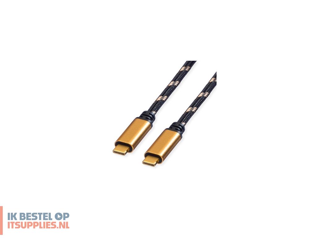1545839-roline_11029038_usb-kabel_usb4_gen_3x2_1_m_usb_c_zwart-_goud