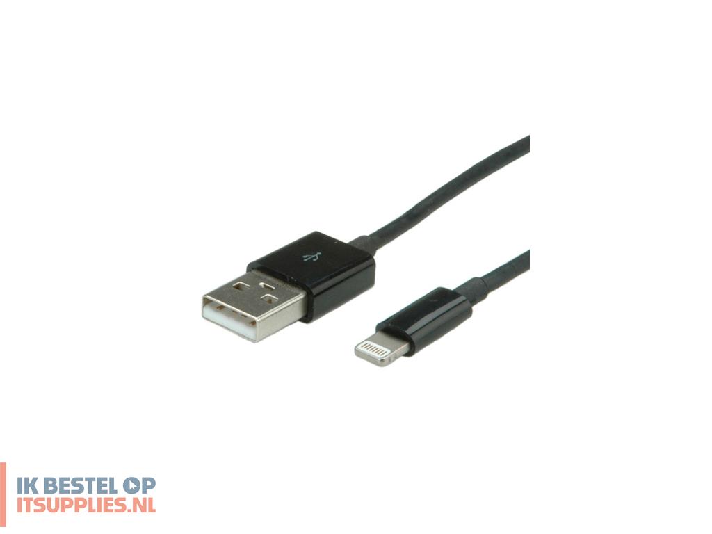 4515172-value_usb_alightning_1m_zwart