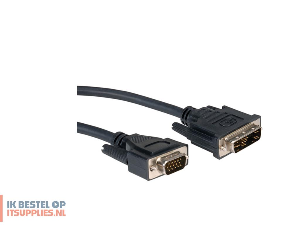 1929770-roline_11045420_video_kabel_adapter_2_m_dvi-a_vga_d-sub_zwart