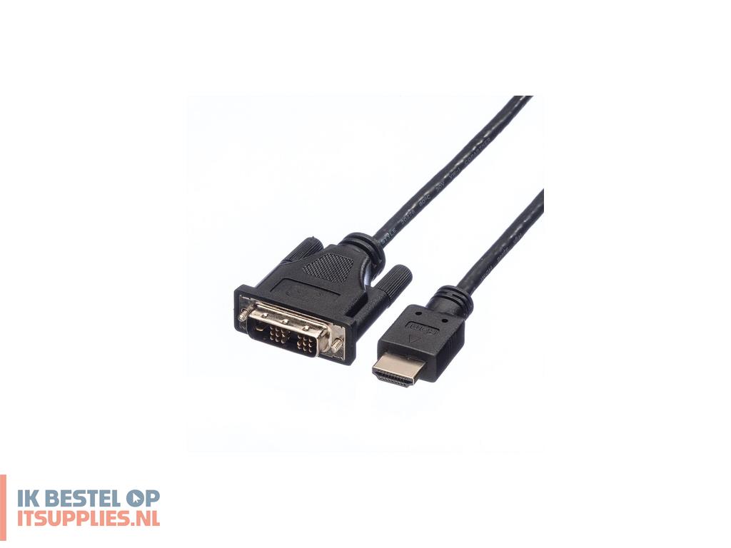4818026-roline_11045516_video_kabel_adapter_1-5_m_hdmi_type_a_standaard_dvi-d_zwart