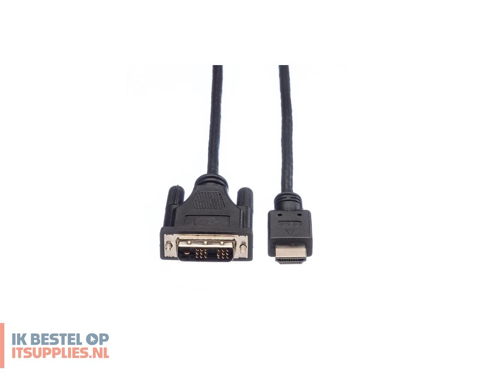 4825416-roline_11045516_video_kabel_adapter_1-5_m_hdmi_type_a_standaard_dvi-d_zwart
