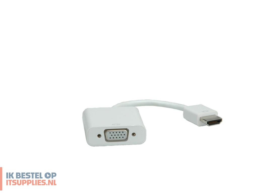 4718779-roline_hdmi-vga_cableadapter_0-15_m_vga_d-sub_hdmi_type_a_standaard_wit