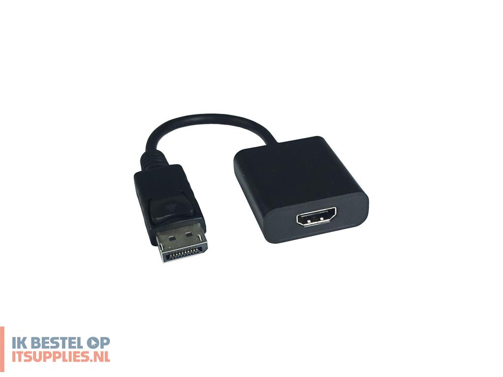 0221374-value_12993162_video_kabel_adapter_0-15_m_displayport_hdmi_type_a_standaard_zwart