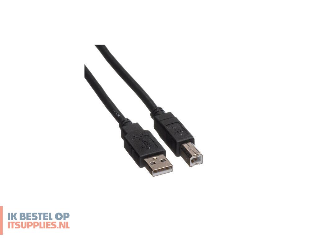 3103348-secomp_11448808_usb-kabel_usb_20_0-8_m_usb_a_usb_b_0-48_gbits_zwart