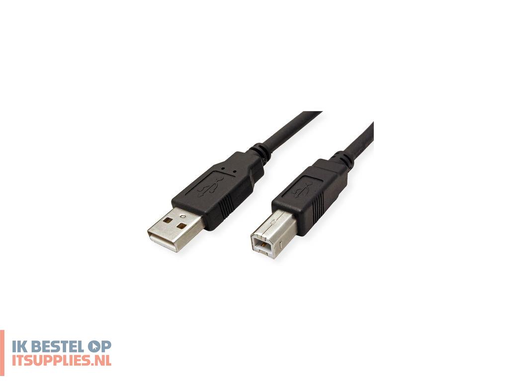 3105813-secomp_11448808_usb-kabel_usb_20_0-8_m_usb_a_usb_b_0-48_gbits_zwart