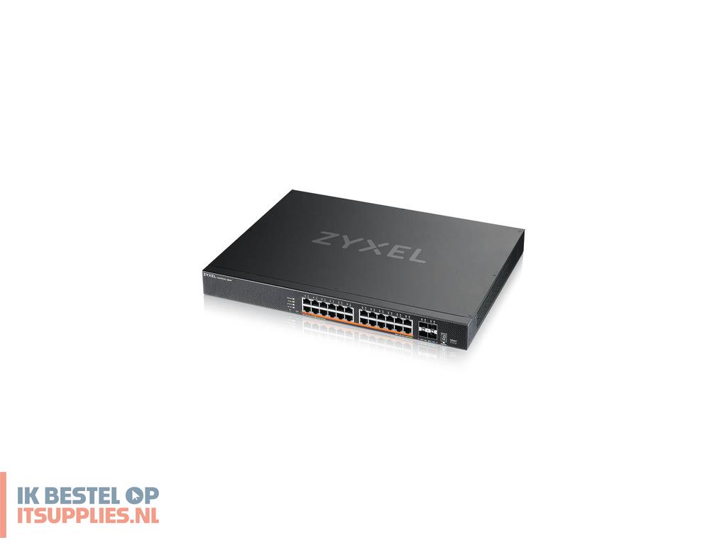 3010711-zyxel_xmg2230-28hp_managed_l2l3_25g_ethernet_10010002500_power_over_ethernet_poe_1u_zwart