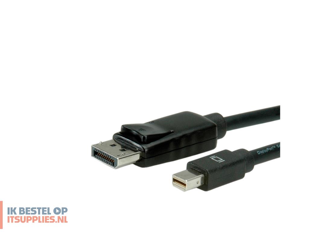 1628346-roline_dp_-_mini_dp_5_m_mini_displayport_zwart