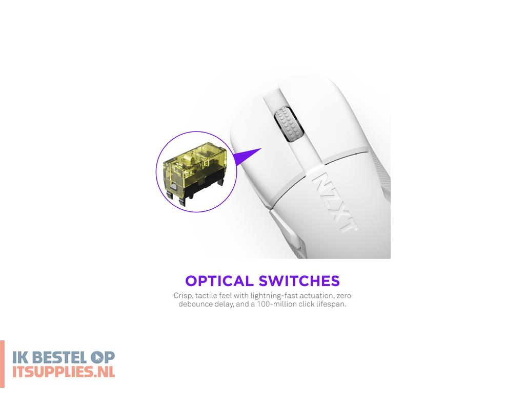 1524218-nzxt_ms-101nw-02_muis_gamen_rechtshandig_rf_draadloos_optisch_26000_dpi