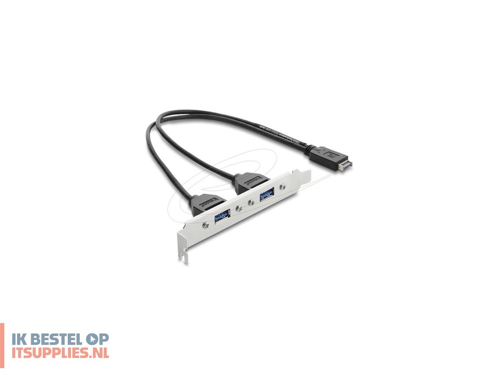 4550267-delock_67345_usb-kabel_0-355_m_usb_e_2_x_usb_a_zwart