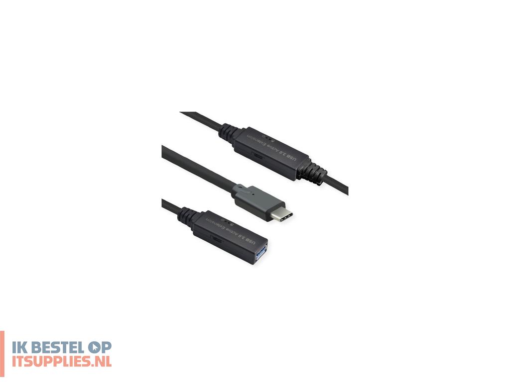 1551499-roline_12041066_usb-kabel_usb_32_gen_1_31_gen_1_10_m_usb_c_usb_a_zwart
