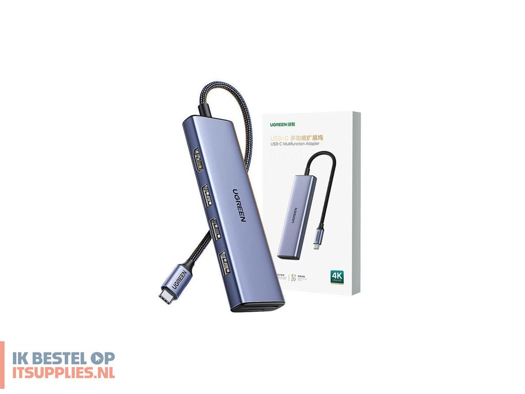 1623104-ugreen_20956a_interface_hub_usb_type-c_5000_mbits_zilver