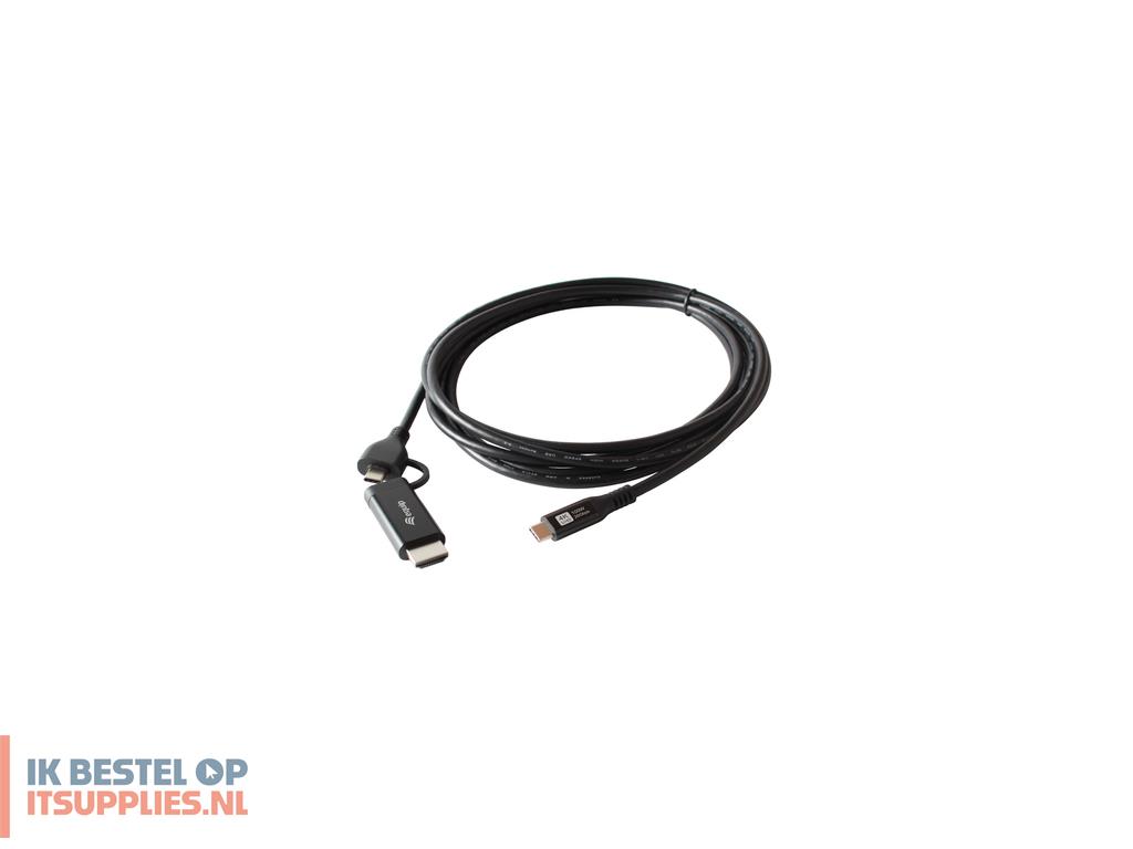 1546959-equip_128435_video_kabel_adapter_1_m_usb_type-c_hdmi_usb_type-c_zwart