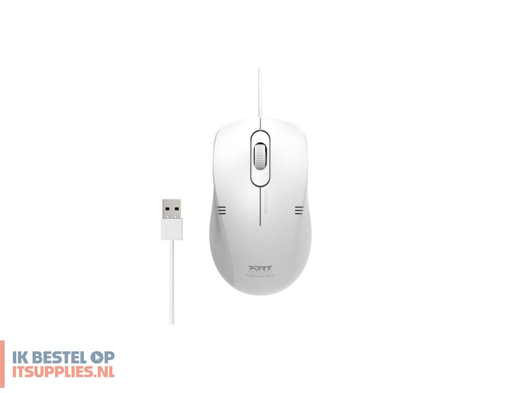 0013609-port_designs_port_connect_pro_lite_muis_kantoor_ambidextrous_usb_type-a_optisch_1000_dpi