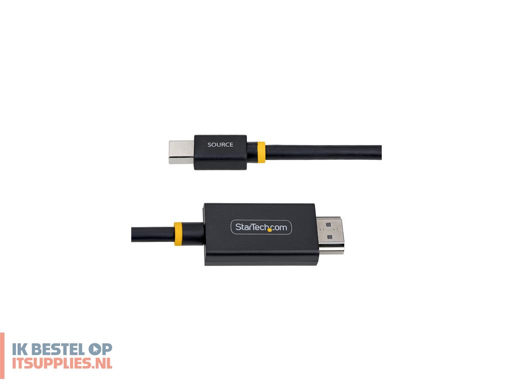 1618140-startechcom_1m-mdp-hdmi2-4k60_video_kabel_adapter_mini_displayport_hdmi_type_a_standaard_zwart