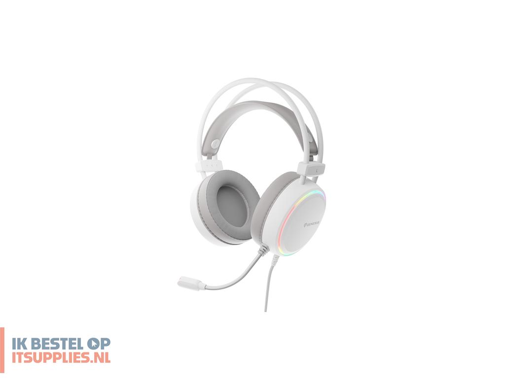 1520346-genesis_nsg-2308_hoofdtelefoonheadset_bedraad_hoofdband_gamen_usb_type-a_wit