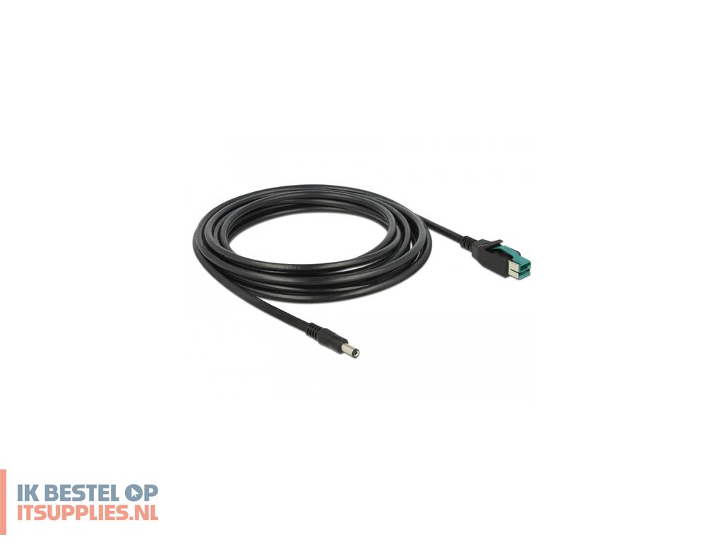 0253080-delock_85500_electriciteitssnoer_zwart_4_m_poweredusb