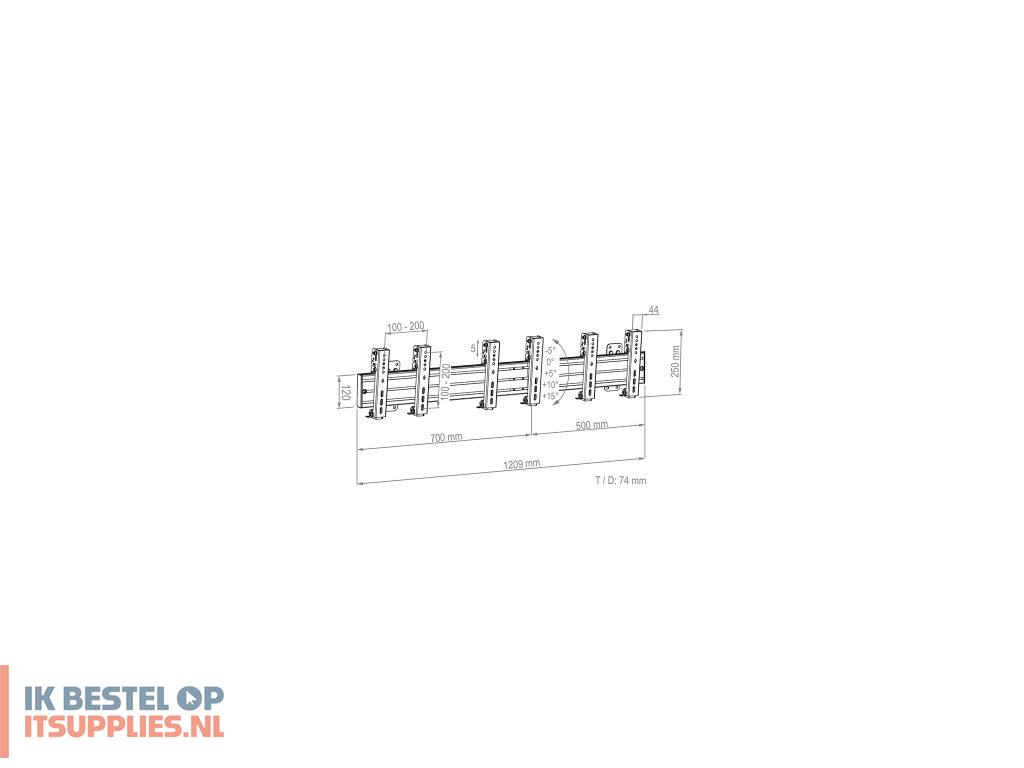3051091-hagor_3356_flat_panel_bureau_steun_109-2_cm_43_muur_zwart