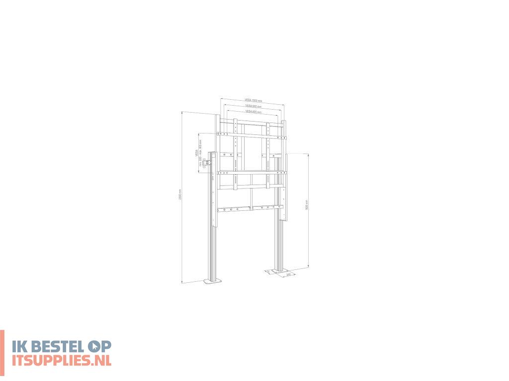 3054854-hagor_3362_flat_panel_bureau_steun_2-92_m_115_vloer_zwart