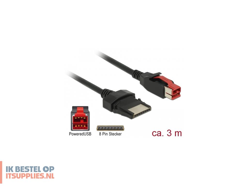 0327197-delock_85479_electriciteitssnoer_zwart_3_m_poweredusb