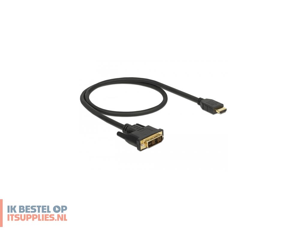 4557480-delock_85581_video_kabel_adapter_0-5_m_hdmi_type_a_standaard_dvi-d_zwart