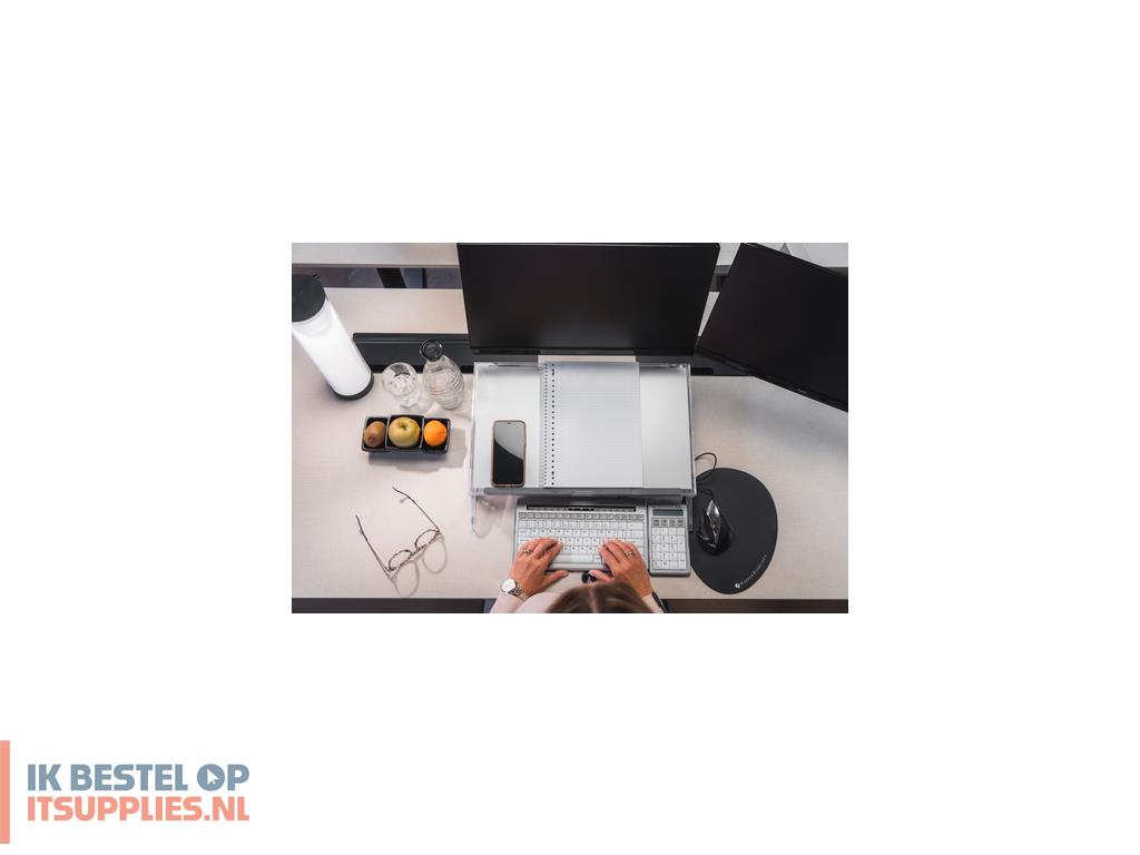 3129617-bakkerelkhuizen_flexdesk_640_document_houder_kunststof-_rubber-_staal_licht_grijs-_transparant