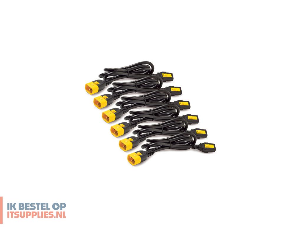 1511302-apc_ap8704s-na_electriciteitssnoer_zwart-_geel_1-22_m_c13_stekker_c14_stekker