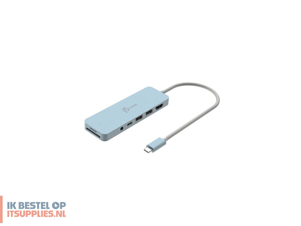 0207868-j5create_jcd373ec-n_interface_hub_usb_type-c_5000_mbits_cyaan