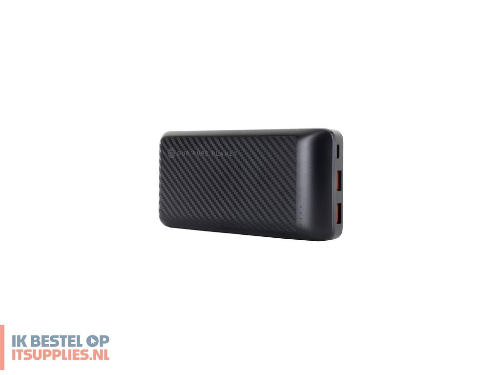 1847750-our_pure_planet_opp140_powerbank_lithium_20000_mah_zwart