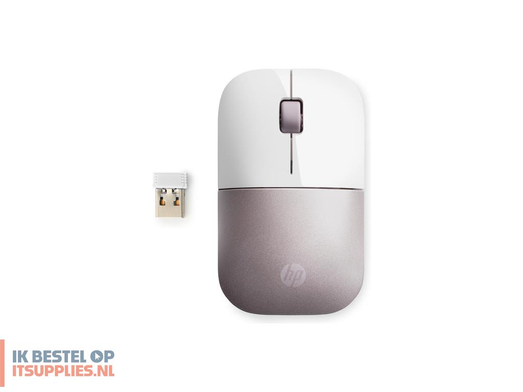 0017245-hp_wireless_mouse_z3700_-_whitepink_muis_ambidextrous_rf_draadloos_1200_dpi