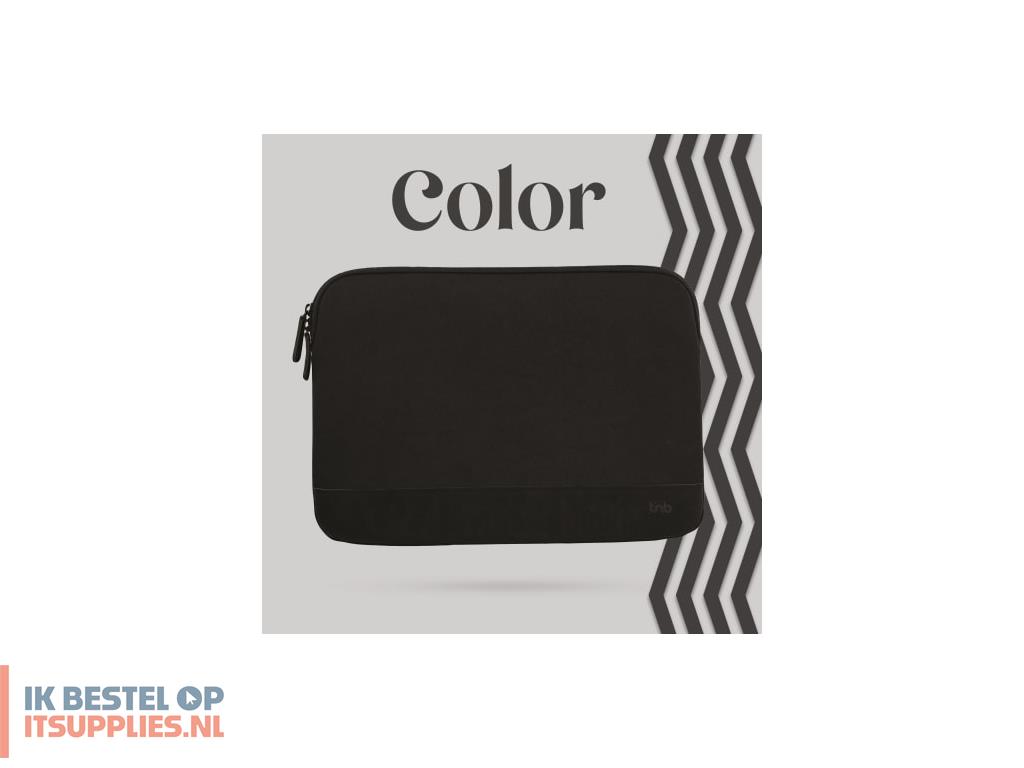 1509409-tnb_slcolor14bk_laptoptas_35-6_cm_14_opbergmapsleeve_zwart