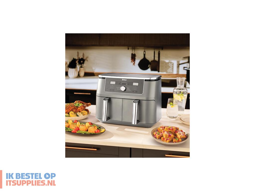0342222-ninja_dz400eu_friteuse_dubbel_9-5_l_vrijstaand_2470_w_heteluchtfriteuse_grijs