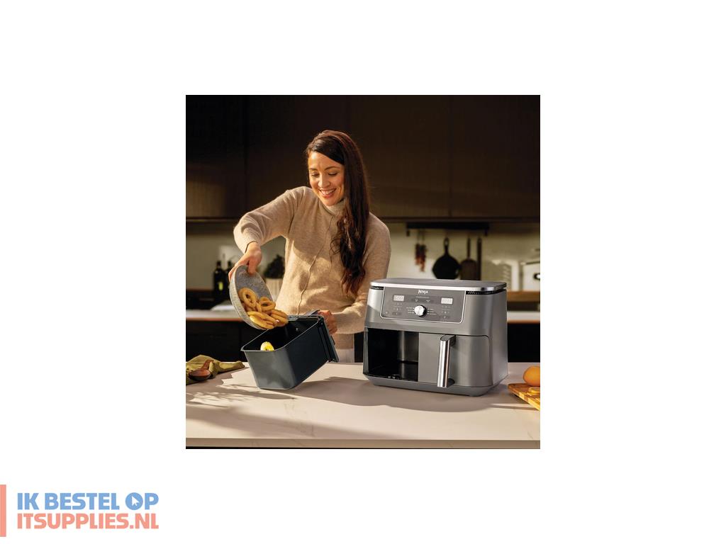 0354223-ninja_dz400eu_friteuse_dubbel_9-5_l_vrijstaand_2470_w_heteluchtfriteuse_grijs
