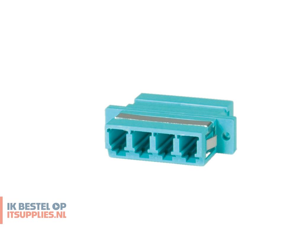 0338619-value_fibre_optic_adapter_lc_quadruple-_om3_pb_glasvezeladapter