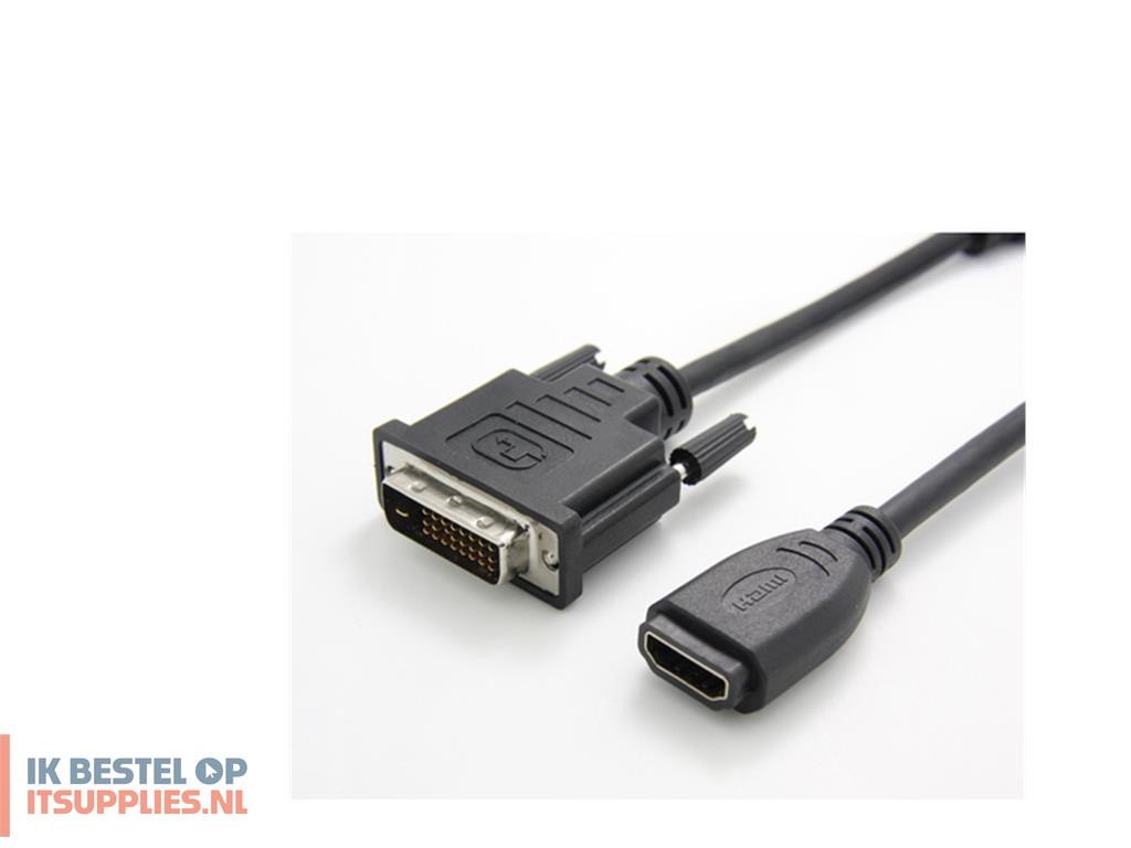 1509884-value_cableadapter-_dvi_m_-_hdmi_f_zwart