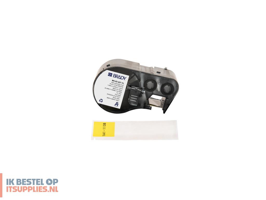 0040841-brady_m4-53-427-yl_printeretiket_zwart-_geel_zelfklevend_printerlabel