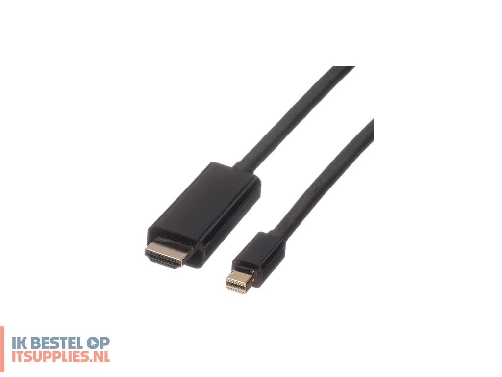 0340595-roline_11045796_video_kabel_adapter_2_m_mini_displayport_zwart