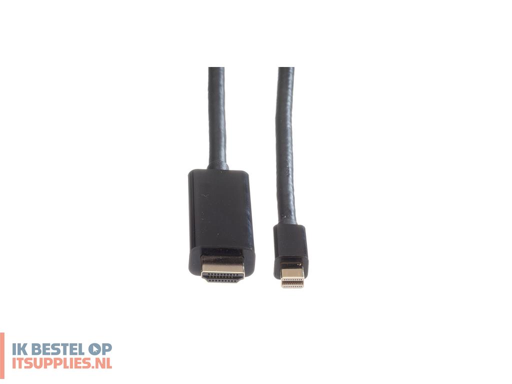 0343086-roline_11045796_video_kabel_adapter_2_m_mini_displayport_zwart