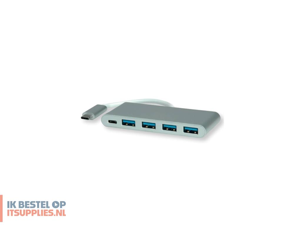 4913997-roline_14025061_interface_hub_usb_type-c_5000_mbits_zilver